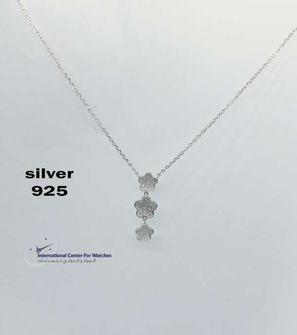 silver necklace